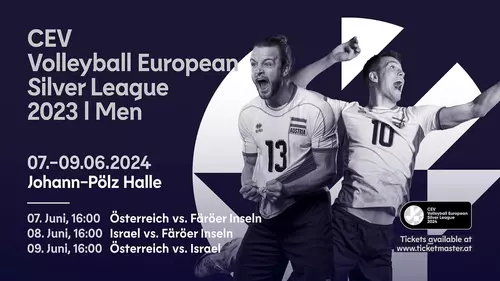 Veranstaltungsbild von CEV Volleyball European Silver League 2024 Men - AUT vs. ISR