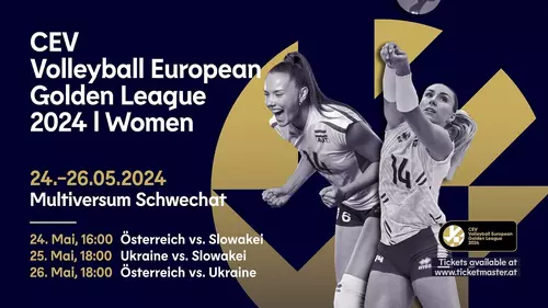 Veranstaltungsbild von CEV Volleyball European Golden League 2024 Women - AUT vs. UKR
