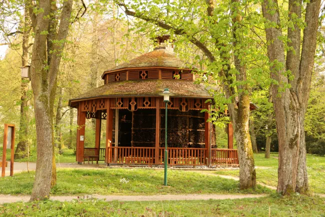 Im Park von Bad Hall in Oberösterreich. Klicke hier um auf die Seite Veranstaltungen in Bad Hall zu wechseln